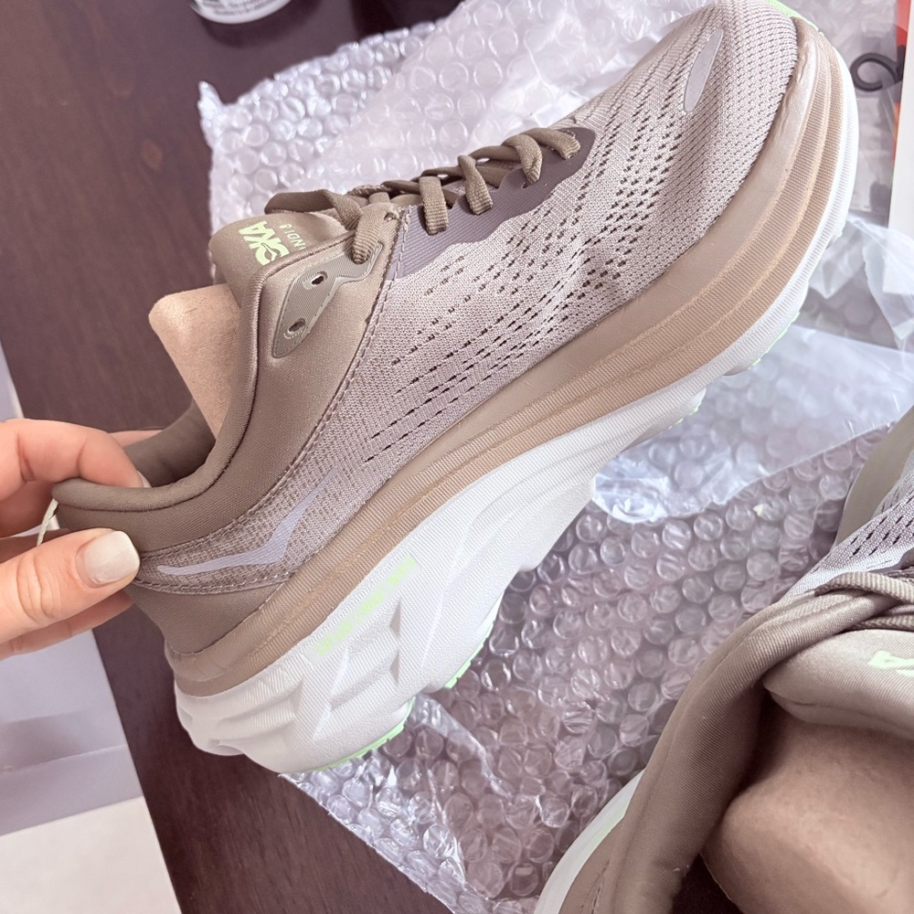 Hoka One One Women's Tan Athletic Shoes